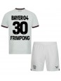 Bayer Leverkusen Jeremie Frimpong #30 Venkovní dres pro děti 2023-24 Krátký Rukáv (+ trenýrky)